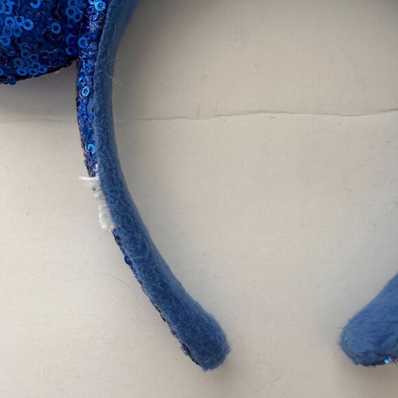 Disney Minnie Mouse Costume Accessories Blue Sequins Headband with Stars - Picture 5 of 5